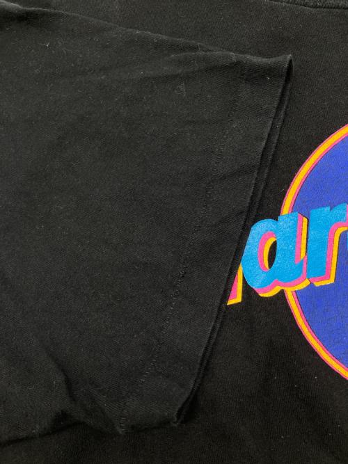Hard Rock cafe（ハードロックカフェ）Hard Rock cafe (ハードロックカフェ) 90sロゴプリントTシャツ ブラック サイズ:Lの古着・服飾アイテム