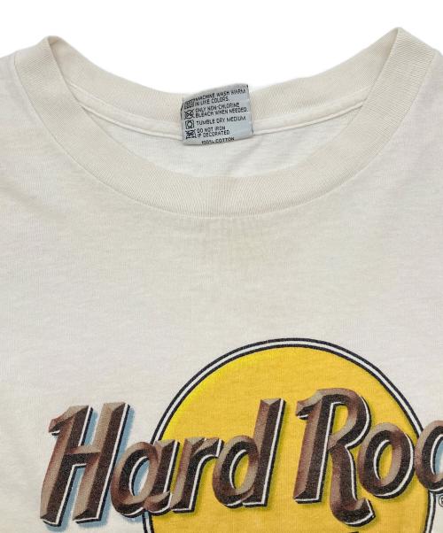 Hard Rock cafe（ハードロックカフェ）Hard Rock cafe (ハードロックカフェ) 90sプリントTシャツ ホワイト サイズ:Lの古着・服飾アイテム