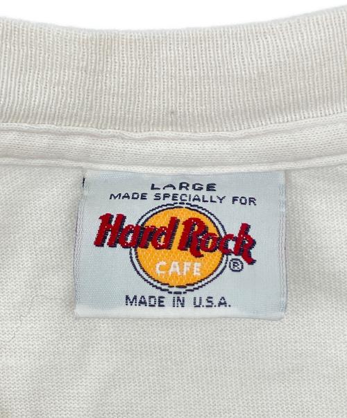 Hard Rock cafe（ハードロックカフェ）Hard Rock cafe (ハードロックカフェ) 90sプリントTシャツ ホワイト サイズ:Lの古着・服飾アイテム