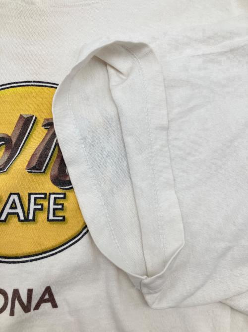 Hard Rock cafe（ハードロックカフェ）Hard Rock cafe (ハードロックカフェ) 90sプリントTシャツ ホワイト サイズ:Lの古着・服飾アイテム