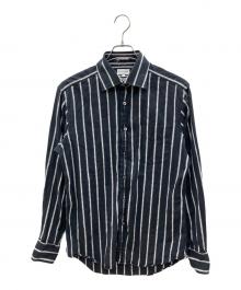 Paul Smith London（ポールスミスロンドン）の古着「長袖シャツ」｜ブラック×ホワイト