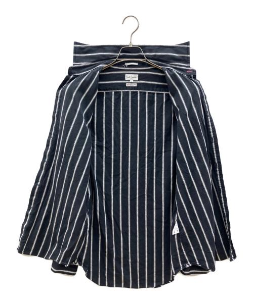 Paul Smith London（ポールスミスロンドン）Paul Smith London (ポールスミスロンドン) 長袖シャツ ブラック×ホワイト サイズ:Lの古着・服飾アイテム