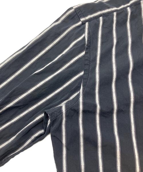 Paul Smith London（ポールスミスロンドン）Paul Smith London (ポールスミスロンドン) 長袖シャツ ブラック×ホワイト サイズ:Lの古着・服飾アイテム