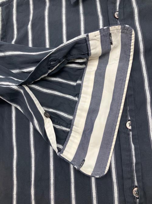 Paul Smith London（ポールスミスロンドン）Paul Smith London (ポールスミスロンドン) 長袖シャツ ブラック×ホワイト サイズ:Lの古着・服飾アイテム