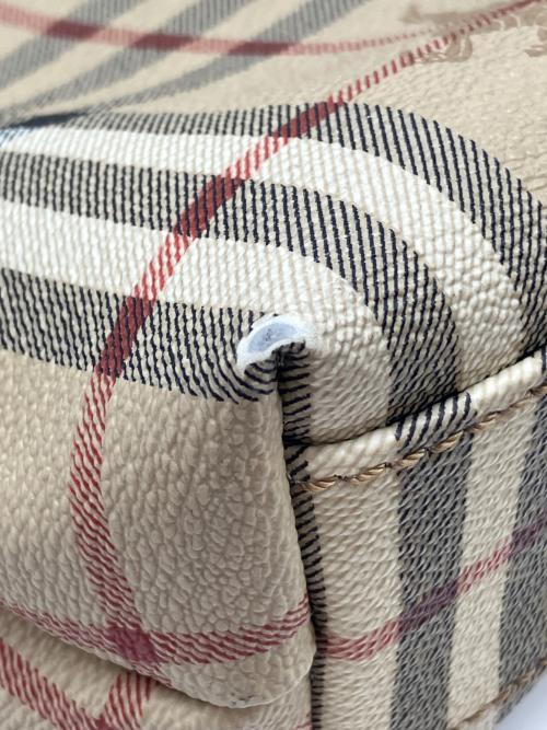 Burberry's（バーバリーズ）Burberry's (バーバリーズ) トートバッグ ベージュ×ブラウンの古着・服飾アイテム