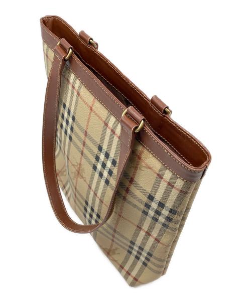 Burberry's（バーバリーズ）Burberry's (バーバリーズ) トートバッグ ベージュ×ブラウンの古着・服飾アイテム
