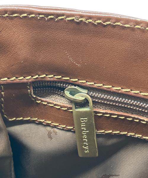 Burberry's（バーバリーズ）Burberry's (バーバリーズ) トートバッグ ベージュ×ブラウンの古着・服飾アイテム