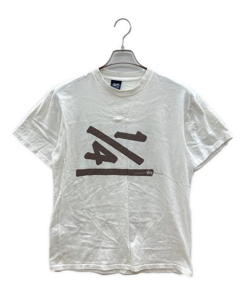 stussy（ステューシー）stussy (ステューシー) 半袖カットソー ホワイト サイズ:Ｍの古着・服飾アイテム