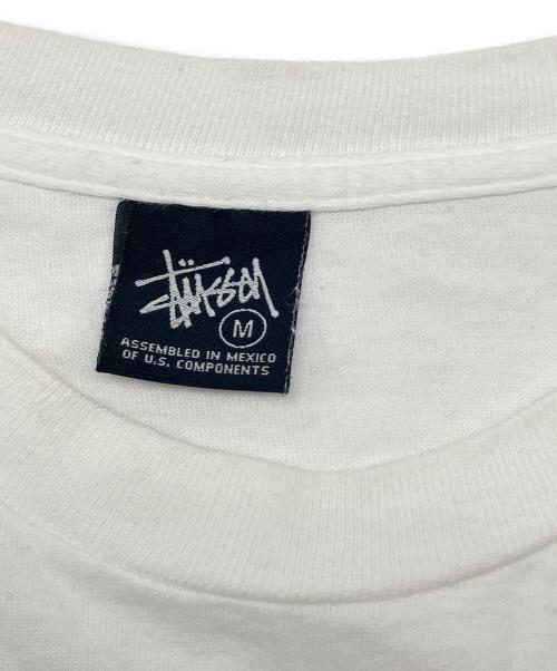 stussy（ステューシー）stussy (ステューシー) 半袖カットソー ホワイト サイズ:Ｍの古着・服飾アイテム