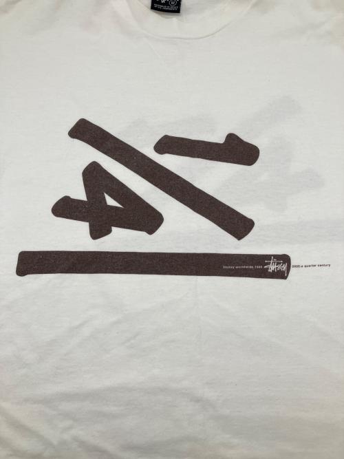 stussy（ステューシー）stussy (ステューシー) 半袖カットソー ホワイト サイズ:Ｍの古着・服飾アイテム