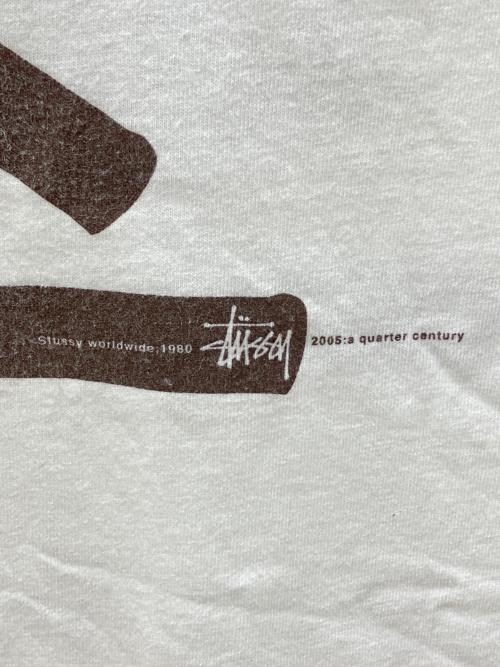 stussy（ステューシー）stussy (ステューシー) 半袖カットソー ホワイト サイズ:Ｍの古着・服飾アイテム