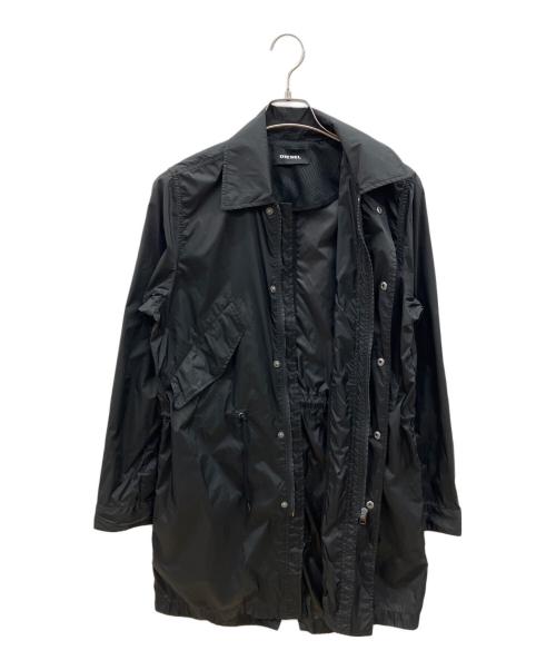DIESEL（ディーゼル）DIESEL (ディーゼル) ナイロンジャケット ブラック サイズ:14の古着・服飾アイテム