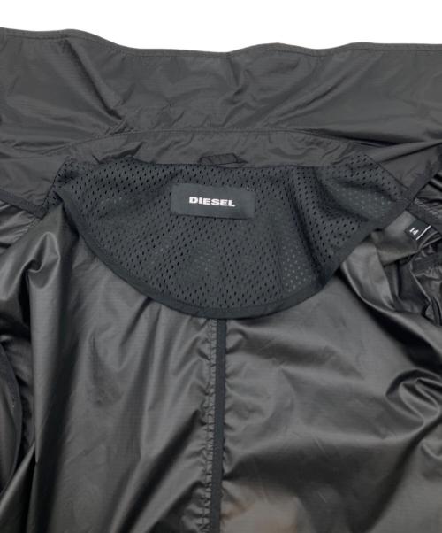 DIESEL（ディーゼル）DIESEL (ディーゼル) ナイロンジャケット ブラック サイズ:14の古着・服飾アイテム