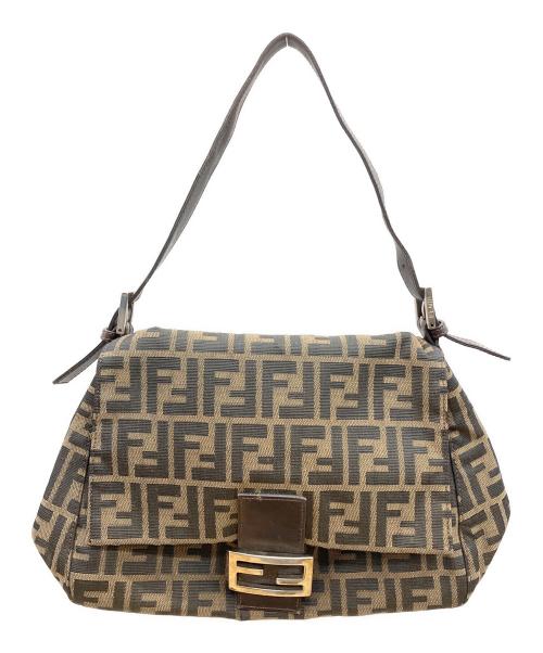FENDI（フェンディ）FENDI (フェンディ) ズッカ マンマバケット ブラウンの古着・服飾アイテム