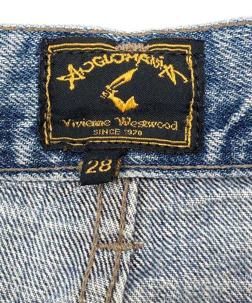 Vivienne Westwood ANGLOMANIA（ヴィヴィアンウエストウッドアングロマニア）Vivienne Westwood ANGLOMANIA (ヴィヴィアンウエストウッドアングロマニア) デニムパンツ インディゴ サイズ:28の古着・服飾アイテム