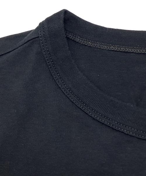 Maison Margiela（メゾンマルジェラ）Maison Margiela (メゾンマルジェラ) ディストーテッド ロゴTシャツ ブラック サイズ:46の古着・服飾アイテム