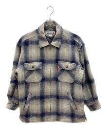 LUCKY STRIKE（ラッキーストライク）の古着「90sシャツジャケット」｜グレー×ネイビー