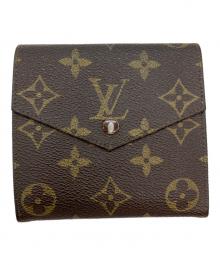 LOUIS VUITTON（ルイ ヴィトン）の古着「モノグラムポルトモネ ビエ カルトクレディ3つ折り財布」｜ブラウン