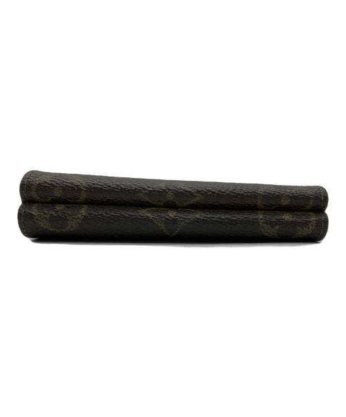 LOUIS VUITTON（ルイ ヴィトン）LOUIS VUITTON (ルイ ヴィトン) モノグラムポルトモネ ビエ カルトクレディ3つ折り財布 ブラウンの古着・服飾アイテム