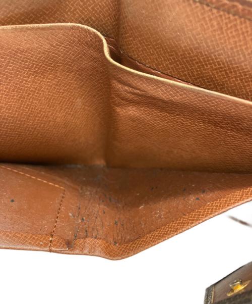 LOUIS VUITTON（ルイ ヴィトン）LOUIS VUITTON (ルイ ヴィトン) モノグラムポルトモネ ビエ カルトクレディ3つ折り財布 ブラウンの古着・服飾アイテム