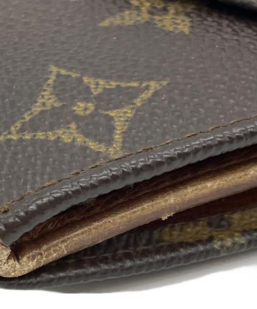 LOUIS VUITTON（ルイ ヴィトン）LOUIS VUITTON (ルイ ヴィトン) モノグラムポルトモネ ビエ カルトクレディ3つ折り財布 ブラウンの古着・服飾アイテム