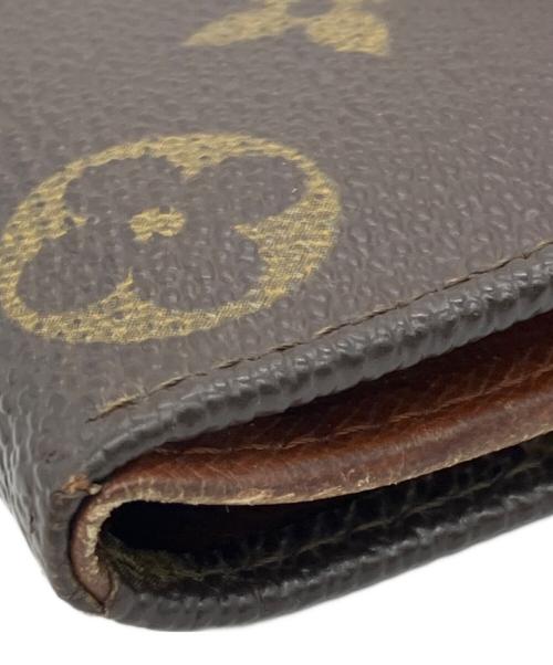 LOUIS VUITTON（ルイ ヴィトン）LOUIS VUITTON (ルイ ヴィトン) モノグラムポルトモネ ビエ カルトクレディ3つ折り財布 ブラウンの古着・服飾アイテム
