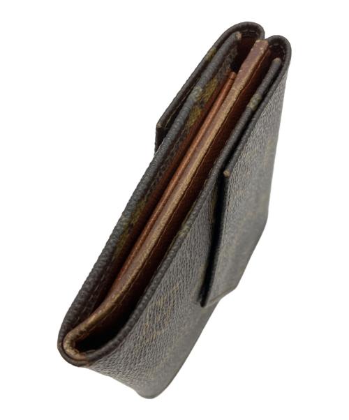 LOUIS VUITTON（ルイ ヴィトン）LOUIS VUITTON (ルイ ヴィトン) モノグラムポルトモネ ビエ カルトクレディ3つ折り財布 ブラウンの古着・服飾アイテム