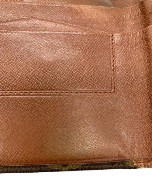 LOUIS VUITTON（ルイ ヴィトン）LOUIS VUITTON (ルイ ヴィトン) モノグラムポルトモネ ビエ カルトクレディ3つ折り財布 ブラウンの古着・服飾アイテム