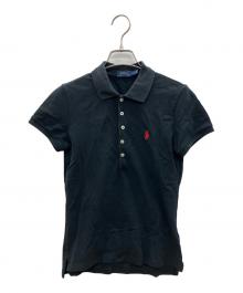 POLO RALPH LAUREN（ポロ・ラルフローレン）の古着「ポロシャツ」｜ブラック