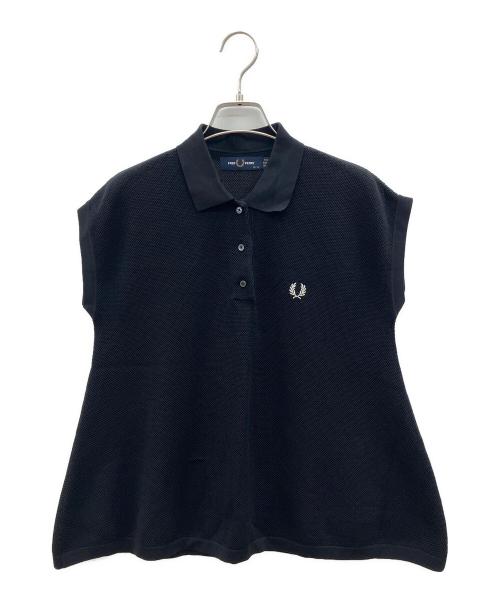 FRED PERRY（フレッドペリー）FRED PERRY (フレッドペリー) ノースリーブポロシャツ ブラック サイズ:38の古着・服飾アイテム