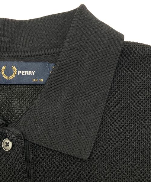 FRED PERRY（フレッドペリー）FRED PERRY (フレッドペリー) ノースリーブポロシャツ ブラック サイズ:38の古着・服飾アイテム