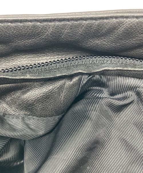 MEN'S BIGI（メンズビギ）MEN'S BIGI (メンズビギ) ラムレザージャケット ブラック サイズ:3の古着・服飾アイテム
