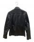 MEN'S BIGI (メンズビギ) ラムレザージャケット ブラック サイズ:3：6000円
