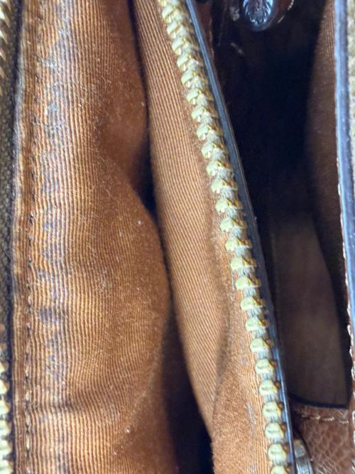 COACH（コーチ）COACH (コーチ) 	シグネチャー 2WAYショルダーバッグ ブラウン×ベージュの古着・服飾アイテム
