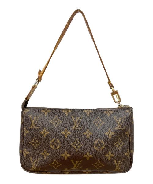 LOUIS VUITTON（ルイ ヴィトン）LOUIS VUITTON (ルイ ヴィトン) モノグラム　	ポシェット・アクセソワール ダークブラウンの古着・服飾アイテム