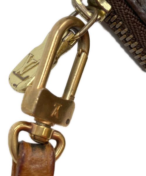 LOUIS VUITTON（ルイ ヴィトン）LOUIS VUITTON (ルイ ヴィトン) モノグラム　	ポシェット・アクセソワール ダークブラウンの古着・服飾アイテム