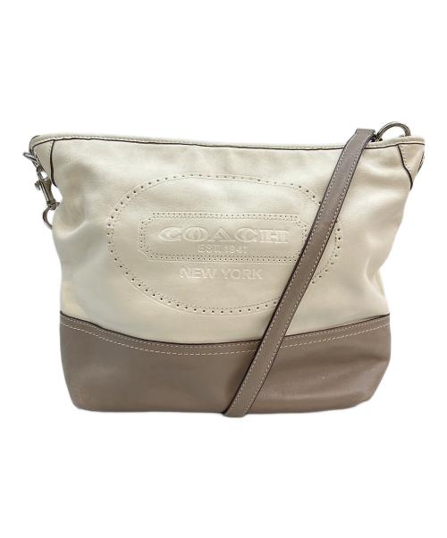 COACH（コーチ）COACH (コーチ) ショルダーバッグ アイボリーの古着・服飾アイテム