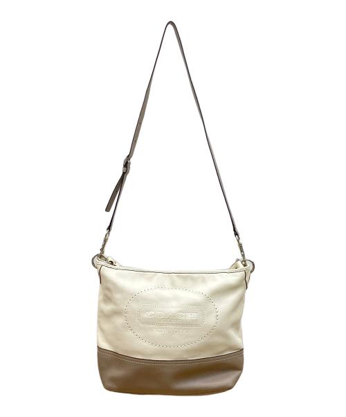 COACH（コーチ）COACH (コーチ) ショルダーバッグ アイボリーの古着・服飾アイテム