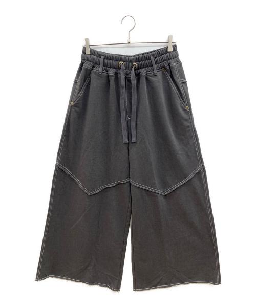 AMBERGLEAM（アンバーグリーム）AMBERGLEAM (アンバーグリーム) ワイドパンツ ダークグレー サイズ:Ｍの古着・服飾アイテム