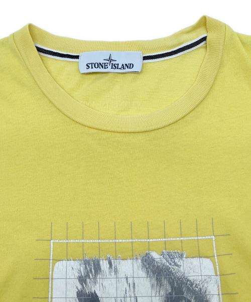 STONE ISLAND（ストーンアイランド）STONE ISLAND (ストーンアイランド) 半袖カットソー　19SS イエロー サイズ:Ｍの古着・服飾アイテム