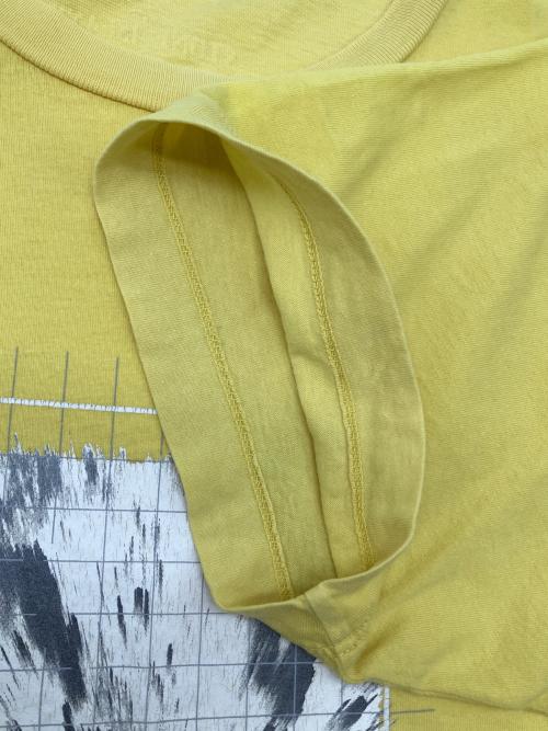 STONE ISLAND（ストーンアイランド）STONE ISLAND (ストーンアイランド) 半袖カットソー　19SS イエロー サイズ:Ｍの古着・服飾アイテム