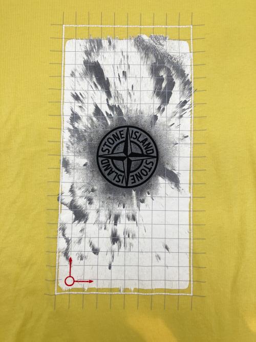 STONE ISLAND（ストーンアイランド）STONE ISLAND (ストーンアイランド) 半袖カットソー　19SS イエロー サイズ:Ｍの古着・服飾アイテム