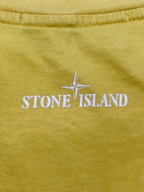 STONE ISLAND（ストーンアイランド）STONE ISLAND (ストーンアイランド) 半袖カットソー　19SS イエロー サイズ:Ｍの古着・服飾アイテム