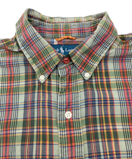 RALPH LAUREN（ラルフローレン）RALPH LAUREN (ラルフローレン) 半袖シャツ グリーン サイズ:Lの古着・服飾アイテム
