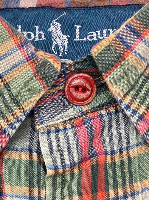 RALPH LAUREN（ラルフローレン）RALPH LAUREN (ラルフローレン) 半袖シャツ グリーン サイズ:Lの古着・服飾アイテム