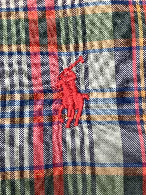 RALPH LAUREN（ラルフローレン）RALPH LAUREN (ラルフローレン) 半袖シャツ グリーン サイズ:Lの古着・服飾アイテム