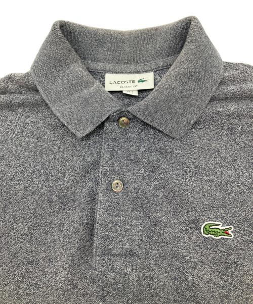 LACOSTE（ラコステ）LACOSTE (ラコステ) ポロシャツ グレー サイズ:Sの古着・服飾アイテム