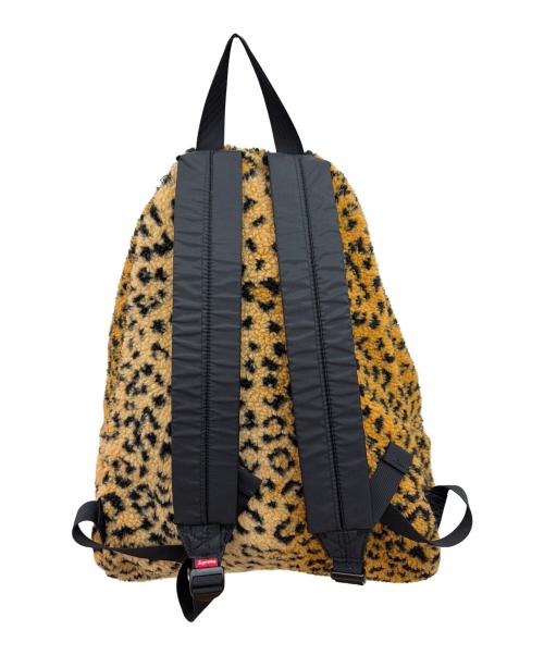 SUPREME（シュプリーム）Supreme (シュプリーム) Leopard Fleece Backpack ブラウンの古着・服飾アイテム