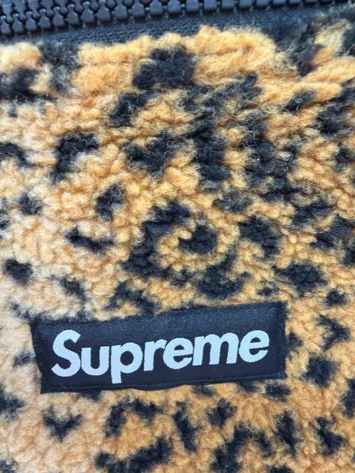 SUPREME（シュプリーム）Supreme (シュプリーム) Leopard Fleece Backpack ブラウンの古着・服飾アイテム