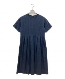 SARAHWEAR（サラウェア）の古着「半袖ワンピース」｜ネイビー
